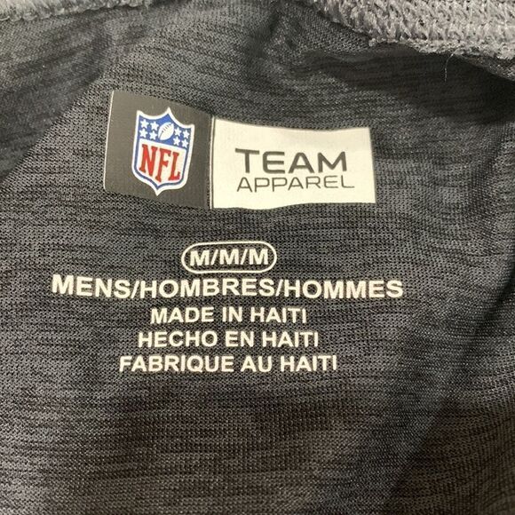 NFL Team Apparel Gray and Green Eagles T-shirt. - Picture 10 of 11